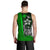 Federated States of Micronesia Men's Tank Top Green - Turtle With Hook - Polynesian Pride