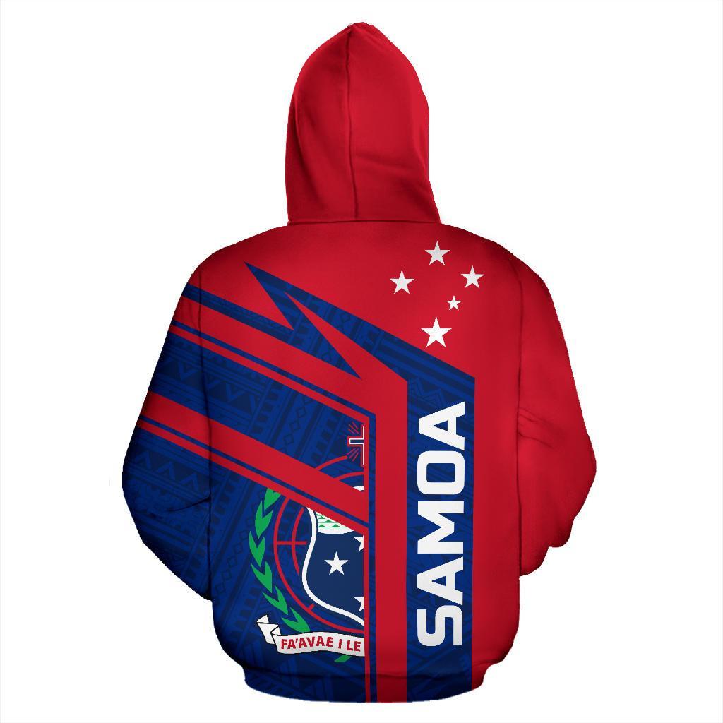 Samoa Air Hoodie Samoa Flag Coat of Arms TH0 - Polynesian Pride