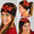 Hawaii Kakau Polynesian Kanaka Map Bandana 3 - Pack - Orange - Polynesian Pride