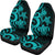 New Caledonia Car Seat Covers - Turquoise Tentacle Turtle - Polynesian Pride