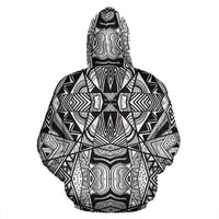 Polynesian Zip up Hoodie Tribal 09 - Polynesian Pride