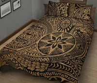 Hawaii Quilt Bed Set Polynesia Hawaiian Style Tribal Tattoo AH - Polynesian Pride