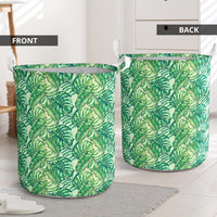 Tropical Leaves Jungle Monstera Leaf Hawaii Laundry Basket - Polynesian Pride