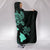 Hawaii Hibiscus Map Polynesian Ancient Turquoise Turtle Hooded Blanket - Polynesian Pride