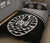 Tahiti Polynesian Quilt Bed Set - Tahiti Flag Black Curve Style - Polynesian Pride