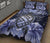 Hawaii Turtle Hibiscus Blue Quilt Bed Set - Hac Style - AH - Polynesian Pride