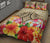 Hawaii Manta Ray Tropical Hibiscus Plumeria Polynesian Quilt Bed Set - Polynesian Pride