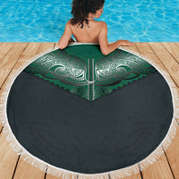 Koru Polynesian Tattoo Beach Blanket - Polynesian Pride
