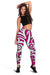 Polynesian Maori Ethnic Ornament Pink Hawaii Women's Leggings AH - Polynesian Pride