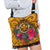 Hawaii Crossbody Boho Handbag - Kanaka Maoli With Hibiscus On Polynesian Patterns (YELLOW) - Polynesian Pride