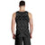 Fiji Personalised Men's Tank Top - Fiji Seal With Polynesian Tattoo Style ( Black) - Polynesian Pride