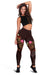 American Samoa Polynesian Leggings - Legend of American Samoa (Red) - Polynesian Pride