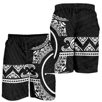 Yap Polynesian All Over Print Men's Short - Black Version - Polynesian Pride