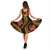 Samoa Polynesian Midi Dress - Gold Plumeria - Polynesian Pride