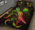 New Caledonia Polynesian Quilt Bed Set - Turtle With Blooming Hibiscus Reggae - Polynesian Pride