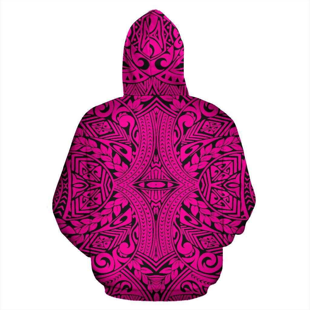 Hawaii Hoodie Polynesian Culture Pink Pullover - Polynesian Pride