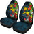 Kanaka Maoli (Hawaiian) Car Seat Covers - Sea Turtle Tropical Hibiscus And Plumeria Reggae A224 - Polynesian Pride