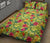 Hawaii Quilt Bed Set Tropical Leaves And Flowers AH - Polynesian Pride