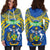 Solomon Islands Women Hoodie Dress Simple Coat Of Arms Rugby - Polynesian Pride