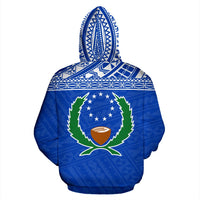 Pohnpei State All Over Hoodie Federated States of Micronesia - Polynesian Pride