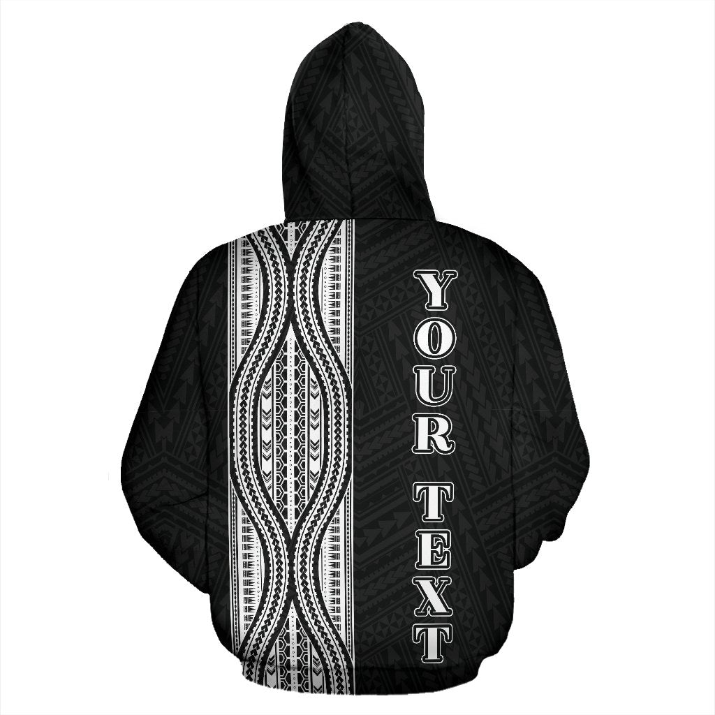 Hawaii All Over Custom Hoodie Mantafish Polynesian Style - Polynesian Pride