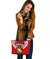 Tonga Rugby Small Leather Tote Royal Style - Polynesian Pride