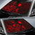 Nauru Auto Sun Shades Turtle Hibiscus Red - Polynesian Pride