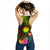 Marshall Islands Polynesian Women's Racerback Tank - Hibiscus and Banana Leaves - Polynesian Pride