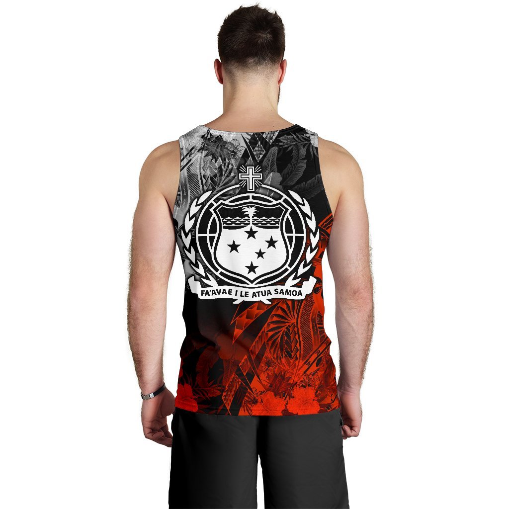 Samoa Polynesian Personalised Men's Tank Top - Vintage Polynesian Style - Polynesian Pride