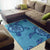 Blue Hawaii Turtle Area Rug - Polynesian Pride