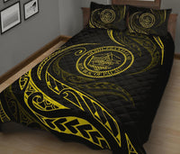 Palau Quilt Bed Set - Yellow - Frida Style - Polynesian Pride