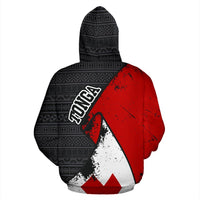 Tonga Pullover Hoodie Tonga Coat of Arms Grunge Style A0 - Polynesian Pride