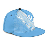 Fiji Tapa Rugby Hat version Style You Win - Blue - Polynesian Pride