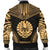 French Polynesia Polynesian Chief Men's Bomber Jacket - Gold Version - Polynesian Pride