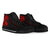 Polynesian Hawaii High Top Shoes - Kanaka Maoli Red Turtle - Polynesian Pride