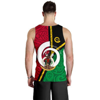 Vanuatu Flag Design Men Tank Top - Polynesian Pride