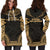 Cook Islands Women's Hoodie Dress - Polynesian Gold Chief - Polynesian Pride