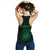 Hawaii Kakau Polynesian Coat Of Arms Women's Racerback Tank - Green - Polynesian Pride