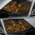 New Caledonia Auto Sun Shades Turtle Hibiscus Gold - Polynesian Pride