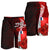 Wallis and Futuna Polynesian Men's Shorts - Coat Of Arm With Hibiscus - Polynesian Pride