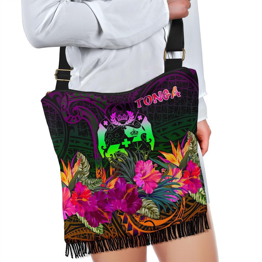 Tonga Polynesian Boho Handbag - Summer Hibiscus - Polynesian Pride