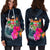 Fiji Polynesian Women's Hoodie Dress - Tropical Flower - Polynesian Pride