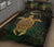 Turtle Hibiscus Golden Galaxy Quilt Bed Set - Polynesian Pride