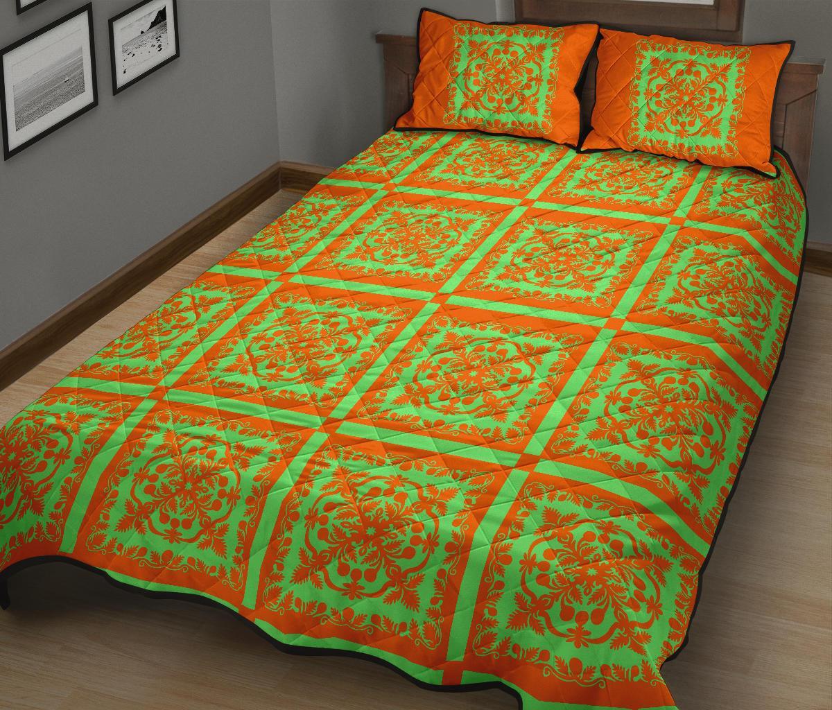 Hawaii Royal Quilt Bed Set - Hill Ver 13 - Polynesian Pride