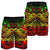 Vanuatu Polynesian Men's Shorts - Reggae Shark Polynesian Tattoo - Polynesian Pride