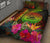 American Samoa Polynesian Personalised Quilt Bed Set - Hibiscus and Banana Leaves - Polynesian Pride