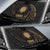 Polynesian Northern Mariana Islands Sun Shades - Gold Tribal Wave - Polynesian Pride