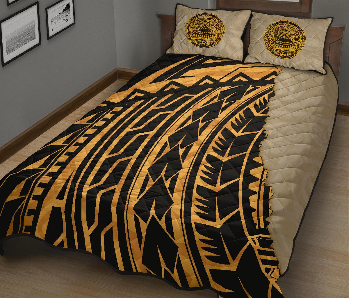 American Samoa Quilt Bed Set - Polynesian Wild Style - Polynesian Pride