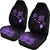 Hawaii Hibiscus Map Polynesian Ancient Violet Turtle Car Set Covers Universal Fit Violet - Polynesian Pride