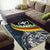 Polynesian Hawaii Area Rug - Kanaka Maoli With Plumeria Style - Polynesian Pride